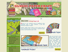 Tablet Screenshot of dangolpapercraft.com.np